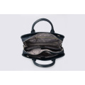 Leichte Laptop-Nylon-Handtasche mit Ledergriffen