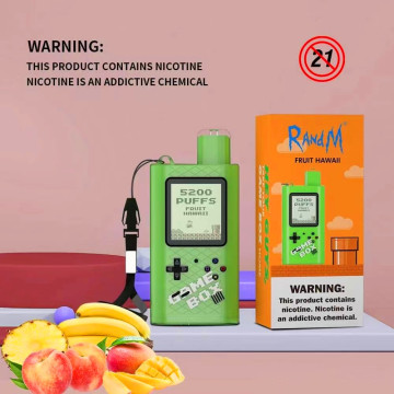 Randm Game Box 5200 Puffs Disponível Kit