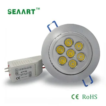7w ceiling lighting for shops with 3 years warranty