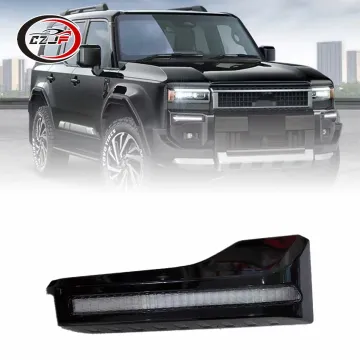 CZJF LED Car Lamps - Day Running Light Accessory for Toyota Prado LC250 2024