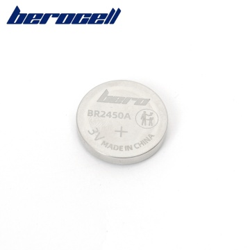 고온 불소화 탄소 단추 배터리 BR2450A