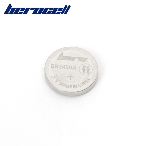 고온 불소화 탄소 단추 배터리 BR2450A