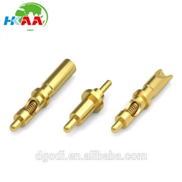 micro machining service brass pogo pins / pin connectors