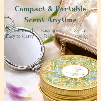 Orchid Solid Perfume Ointment, Elegant Orchid Floral Scent Balm, Moisturizing Hydrating Solid Fragrance Balm, Portable Pocket Pe