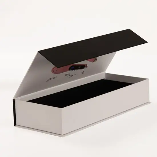 Custom White Matt Gift Book Shape Paper Box