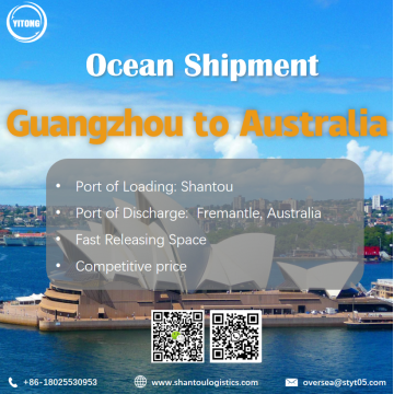 Sea Freight from Guangzhou to Fremantle