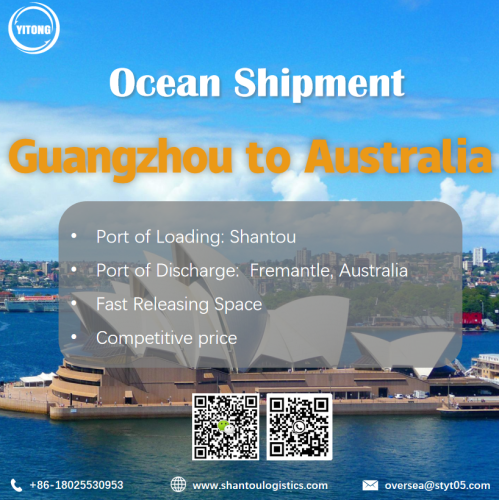 Freight di mare da Guangzhou a Fremantle