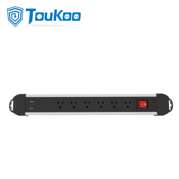 American 6 gang power strip with USB charger