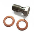 Brake hose stainless steel single hole hollow screw