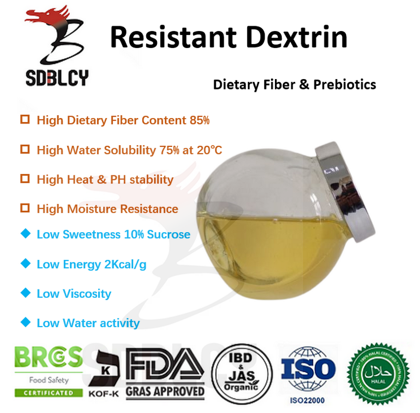 Organic tapioca resistant dextrin soluble dietary fiber