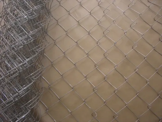 Hot sell galvanized chain link fence
