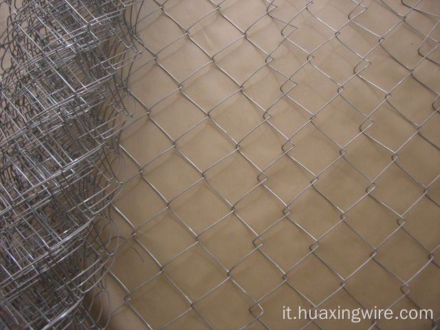 Fence a collegamento a catena galvanizzata calda