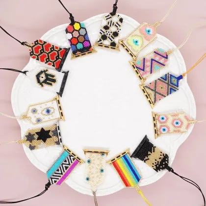 Miyuki Seed Beads Fashion Jewelry Bracelet for Apple Watch Smart Band