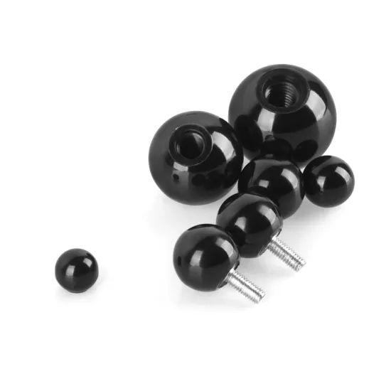 Red Bakelite M5 Thread 16mm Diameter Handling Ball Knob