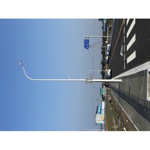 Galvanized lamp pole outdoor square lighting pole