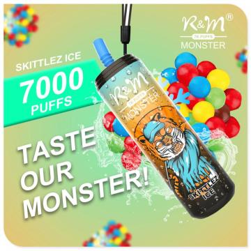 R &amp; M Monster Hit 7000 Puffs Kit Großhandel