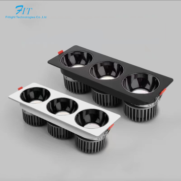 Commercial 20W Recessed LED Downlight - Manufacturer Square 3 Lamps