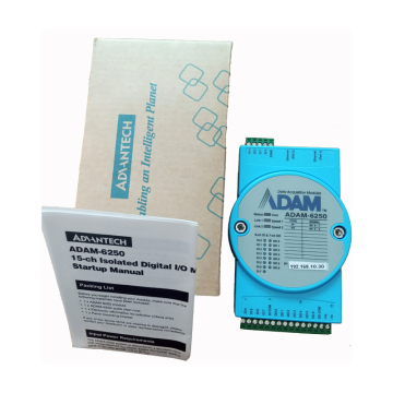 Advantech ADAM-6250: TCP 15 κανάλι Modbus απομονωμένη ψηφιακή μονάδα I/O