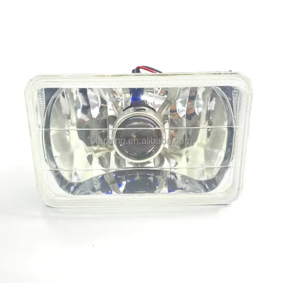 Hot Sale 4x6 Inch Square Crystal BMC T10 Parking Lens 4652 Semi Sealed Beam Headlight for Truck (H4 Halogen)