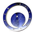 Grande scheletro blu bling bling orologio