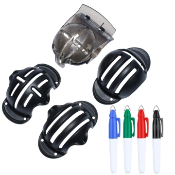 High-Quality Golf Accessories: Line Marker Tool Kit, Alignment Putter, Golf Ball Drawing Template, and Scribing Pen