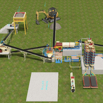 Complete Set Mineral Processing Tantalum Niobium Ore Beneficiation Plant
