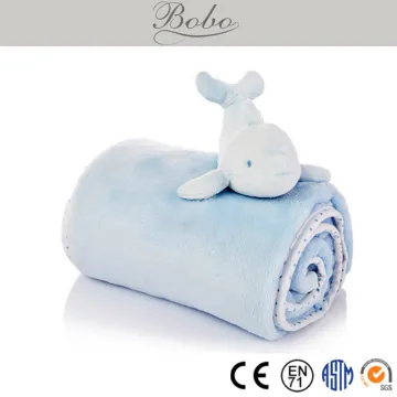 plush animal head baby blanket