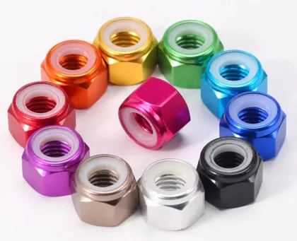 Aluminum Hex Nylon Insert Lock Nuts