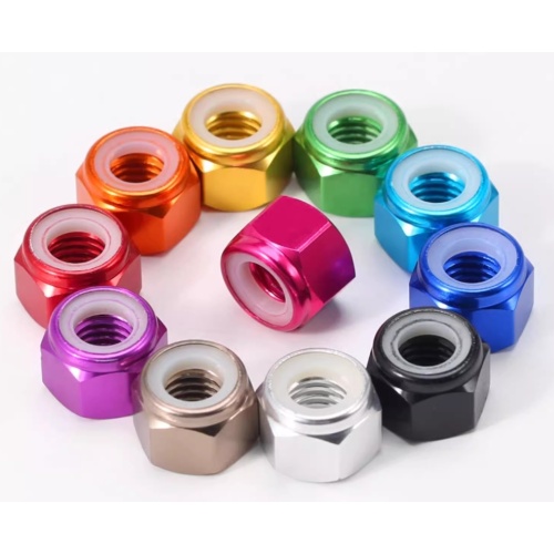 Aluminum Hex Nylon Insert Lock Nuts