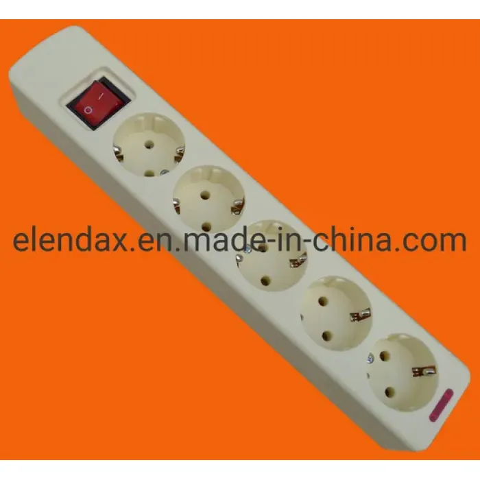 Kabel Listrik Ekstensi 6 Arah Gaya Eropa E5006E