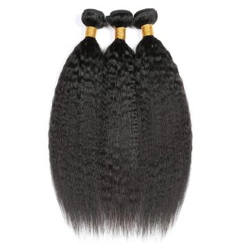 12 14 16 Kinky Straight Bundles Human Hair