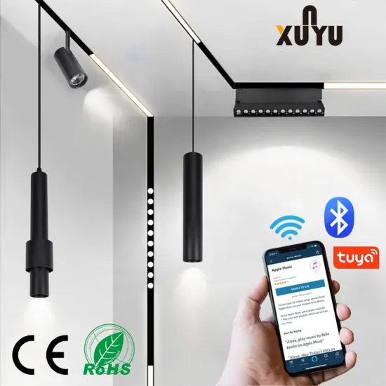 Modern Novel Design LED Track Lights - Magnetic Rail COB Linear Lighting 2700K-5000K