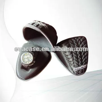 empty EVA zipper watch case for promotion with OEM service