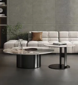 Modern Dining Table Set with Coffee and Side Tables for Living Room