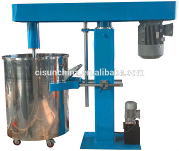 hydraulic lifing high speed disperser