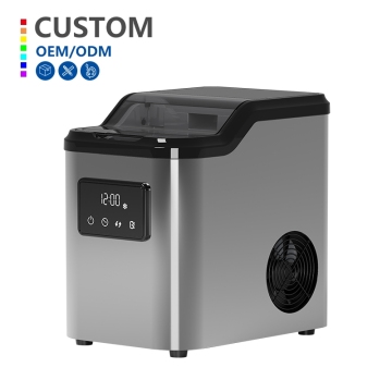 YUTON Factory Price Custom Nugget Ice Maker - 20kg Daily Capacity Mini Countertop Ice Machine for Home & Office