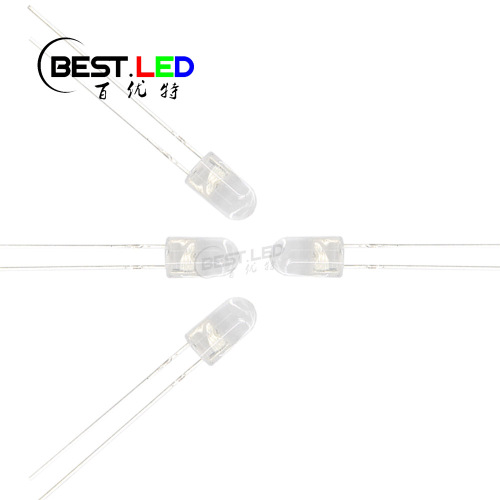 Super Bright 5mm Amber Yellow LED without Collar