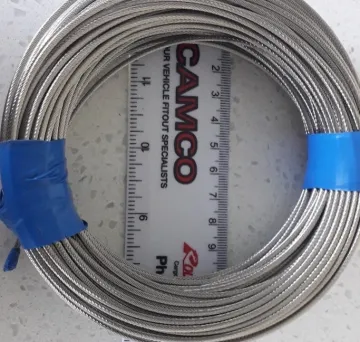 1X19 stainless steel wire rope 10mm 316