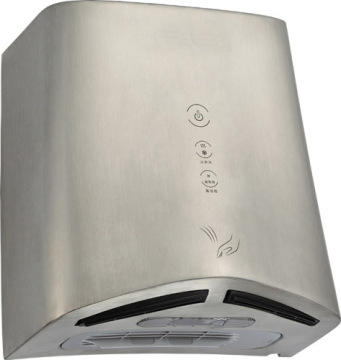 GS Ce RoHS Stainless Steel 304 High Speed Fast Dry Hand Dryer with 12cm Air Outlet