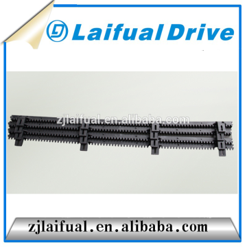 Nylon material gear rack for sliding gate with 2 lugs, 4lugs, 6lugs