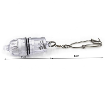 LED Fishing Light - Deep Drop Underwater Flash with Swivel and Longline Clip
