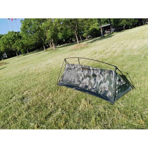 Durable Camouflage Oxford Frame Tent for Single Use