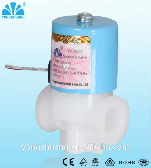 YCWS1 series small plastic water solenoid valve