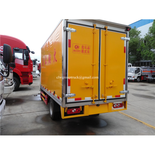 YUEJIN 4x2 Cargo dry van truck for sale