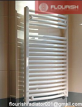 White Ladder Towel Warmer Radiator