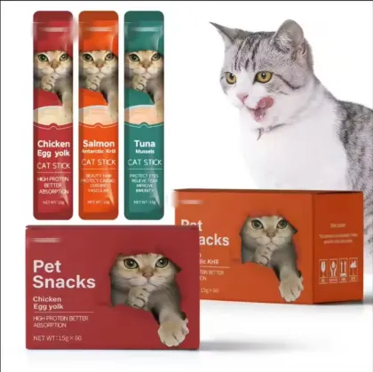 Tuna Hydration and Nutritional Meat Sauce Cat Strips
