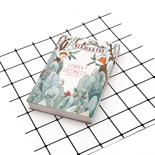 Hardcover Marble Notebook Custom forest secret cover hardcover memo pad Supplier