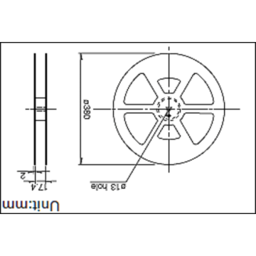 5 type through shaft small encoder