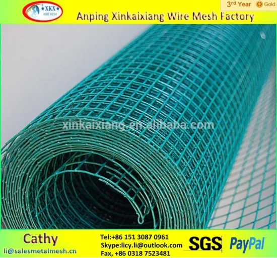 pvc coated welded wire mesh( electro galvanized/hot dip galvanized/PVC coated) for fence/tree guard/construction