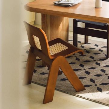 light luxury rattan chair